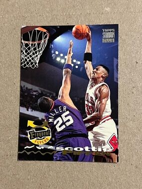 1993-94 Topps Stadium Club - Frequent Flyers Scottie Pippen #184 Trading Card